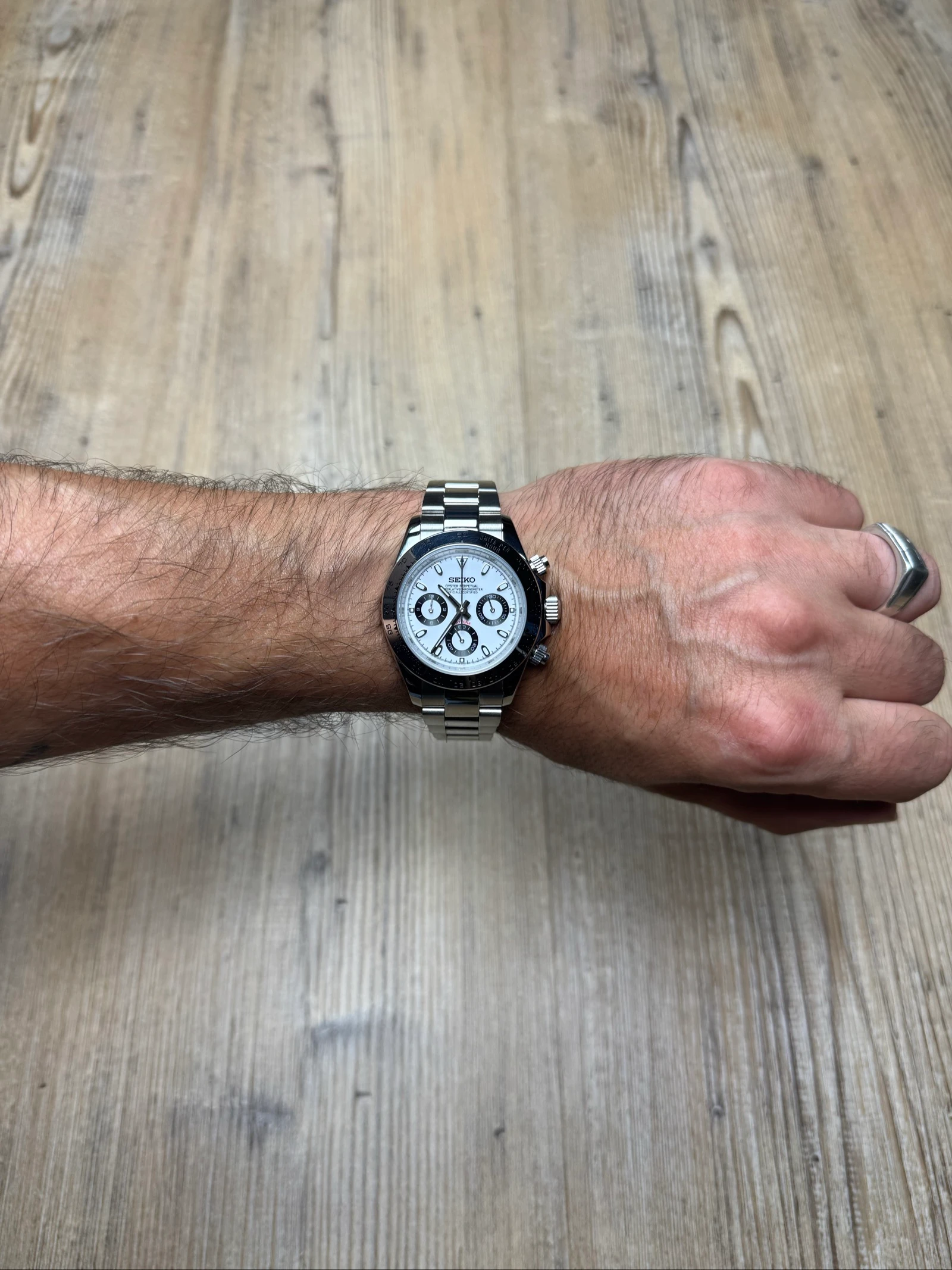 Reloj cronógrafo Panda VK63 – Movimiento Meca-Quartz japonés – Cristal de zafiro – Nuevo – photo 9